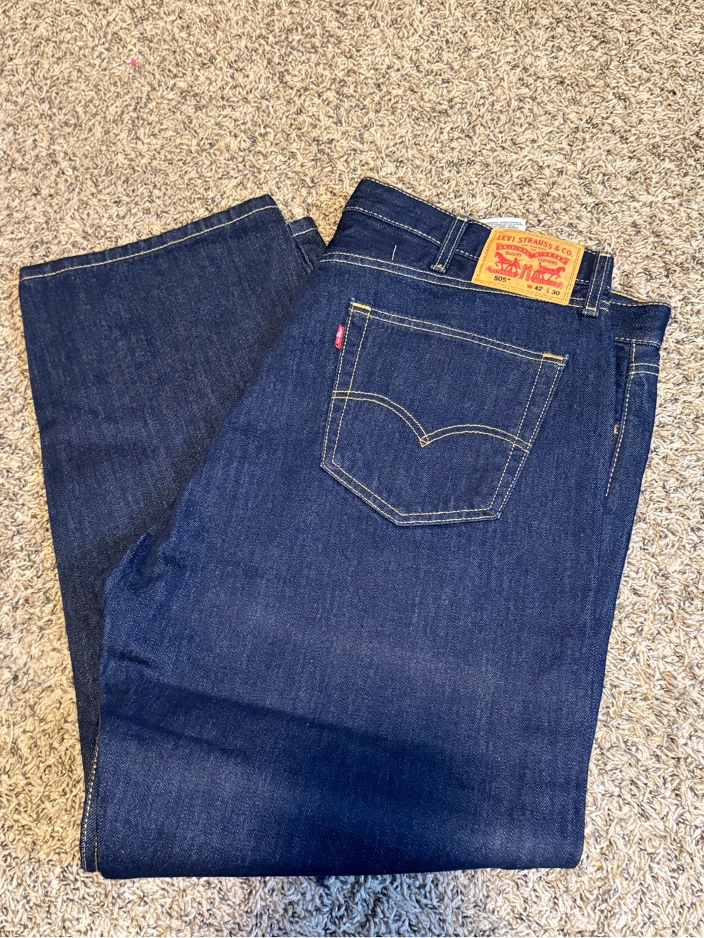 Levi's 505 Men's Dark Blue Denim Jeans